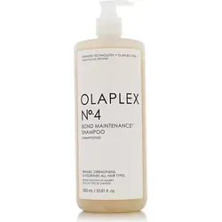 Olaplex No.4 - Bond Maintenance Shampoo 1000ml - Shampoo für alle Haartypen, bietet Farbschutz und repariert geschädigtes Haar. Ideal für gesundes, glänzendes Haar und sorgt für intensive Feuchtigkeit.