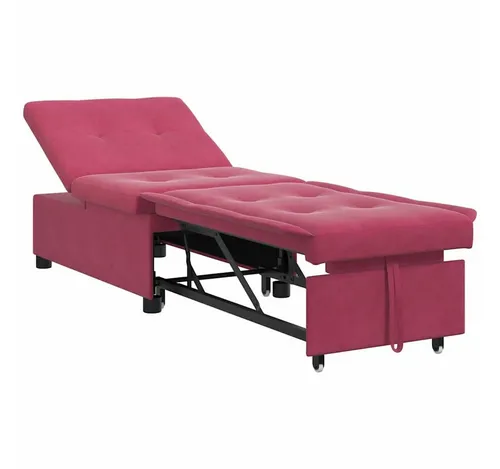 vidaXL Schlafsofa Weinrot in rot von vidaXL