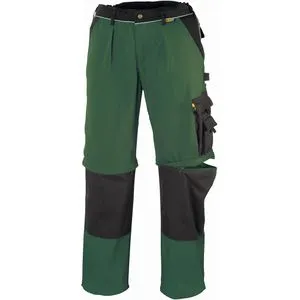 teXXor Arbeitshose Canvas Tobago, Herren 2in1 Bundhose, grün-schwarz, Größe 62 - Arbeits- & Schutzkleidung mit 2-in-1 Funktion: Abzippbare Hosenbeine, extrem langlebig und schmutzabweisend – ideal für anspruchsvolle Einsätze.