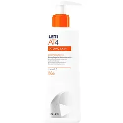 LETI AT4 Körpermilch 250 ml - Körperlotion für trockene Haut und Neurodermitis, spendet 24 Stunden Feuchtigkeit und lindert Juckreiz, ideal für empfindliche Haut.