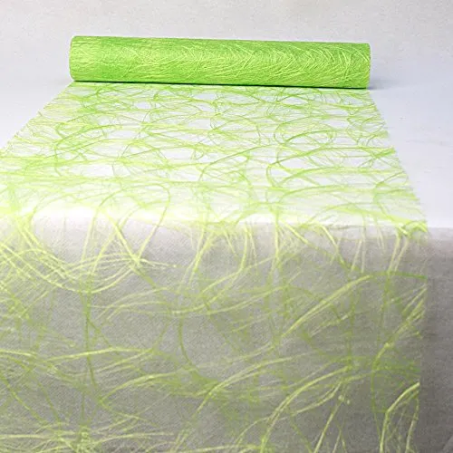 SIZOWEB ® Vlies ( Dekorolle z.B.Tischläufer, Tischband ) 30cm/5m in grün 