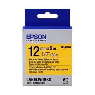 Epson Cartridge LK4YBW STRNG ADH BLK/