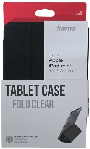 Hama Tablet-Hülle Booklet Fold Case für Apple iPad mini 6. Gen. 2021 schwarz