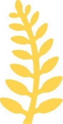 Dekorative Papierstanze 2,5cm Farn