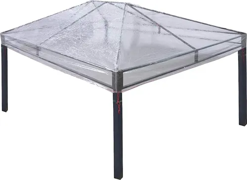 vidaXL Ersatzbezug für Pavillon Transparent 400 x 300 cm - Schütze deinen Pavillon stilvoll mit diesem robusten, transparenten PVC-Bezug. Ideal für Garten und Terrasse, bietet er Schutz vor Witterungseinflüssen und ist einfach zu montieren.