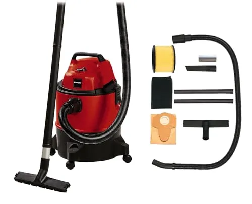Einhell Nass-Trockensauger TC-VC 1825 - Nass- & Trockensauger mit 1.250 W, 25 l-Behälter und 180 mbar Saugleistung. Ideal für alle Reinigungsaufgaben, auch mit Blasfunktion für schwer zugängliche Stellen.