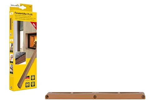 SCHELLENBERG 46608 Rollladengurt - Rollladen-Ersatzteil mit unauffälliger Feinlüftung, verbessert die Luftqualität ohne Durchzug und ohne Stromkosten – ideal für geschlossene Fenster!