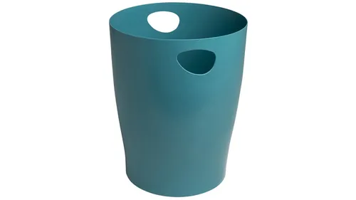 Exacompta Papierkorb „Ecobin“, 15 Liter, Farbe: pazifik in blau von Exacompta