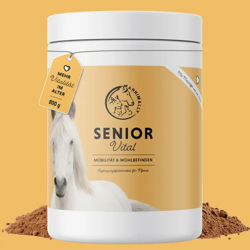 Senior Vital Pulver für ältere Pferde - Zusatzfutter Senior Pferde - Immunsystem