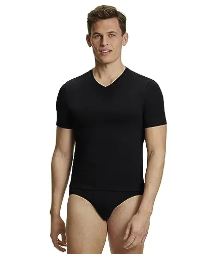 FALKE Unterziehshirt 2-Pack Daily Comfort – Weiche Baumwolle - Hochwertige Jersey-T-Shirts aus ägyptischer Baumwolle im 2er-Pack, ideal unter Hemden. Der tiefe V-Ausschnitt sorgt für einen unsichtbaren Tragekomfort. Lieferung in stilvoller FALKE Box.
