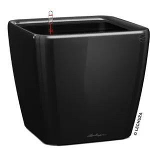 Lechuza Übertopf QUADRO LS 21 schwarz hochglanz von Lechuza