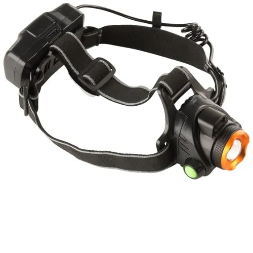 KryoLights Kopftaschenlampe: Akku-Stirnlampe, Gesten-Steuerung, Cree-T6-LED, 580 lm, 10W, 2.200mAh (Stirnlampe USB, Headlamp, Lampe mit Bewegungsmelder)