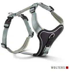 Wolters Hunde-Geschirr Professional Comfort – Gepolstertes Nylon- und Neopren-Geschirr - Weiteres Autozubehör für Hunde, mit reflektierenden Elementen für erhöhte Sichtbarkeit und Sicherheit bei Ausflügen.