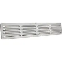 Häusler Lüftungsgitter LG-5009 A Lamellengitter Alu F1 495 x 90 Abluftgitter