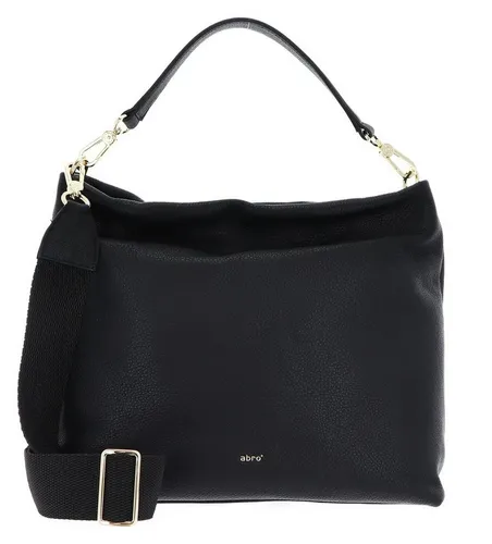 abro Schultertasche Leather Dalia - Elegante Hobo Bag - Schultertasche aus hochwertigem Rindsleder, geräumig mit verstärktem Boden, ideal für den stilvollen Alltag. Tragen Sie sie bequem mit abnehmbarem Schulterriemen oder Henkel.