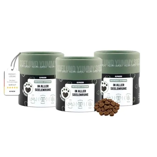alphazoo In Aller Seelenruhe 3 x 60g – Entspannungs-Snack für Hunde