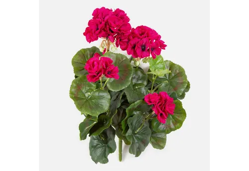 Kunstblume Künstliche Geranie CAPH auf Steckstab, violett, 30cm Geranie, artplants, Höhe 30.0 cm