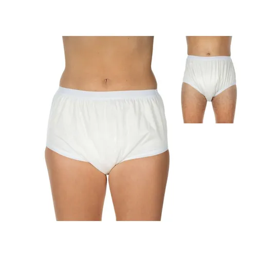 Suprima PU-Slip Schlupfform (1204) Größe 50 - Inkontinenz-Überhose mit schmalem Bund, waschbar bei 95 Grad für mehrfachen Gebrauch, ideal für leichten bis mittleren Inkontinenzbedarf.