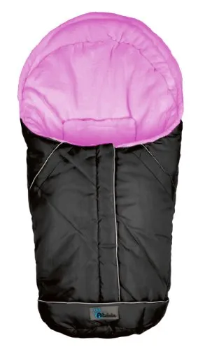 Altabebe AL 2003 - 13 Winterfu?sack für Kinderautositz Gruppe 0+, schwarz/rose