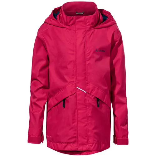 Vaude Kinder Escape Light III Jacke, Größe 110, pink - Funktionsjacke für Kinder, leichte Hardshelljacke mit geringem Packmaß und optimalem Wetterschutz für aktive Abenteuer im Freien.