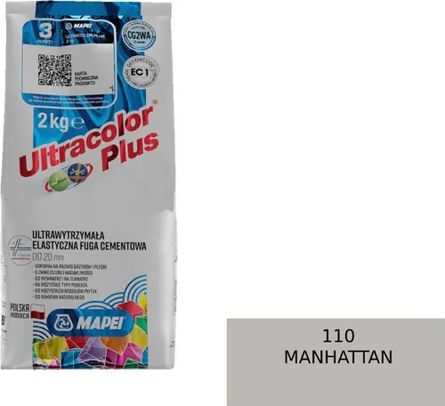 MAPEI ULTRACOLOR PLUS Fugenmörtel - 110 Manhattan 2kg von Mapei