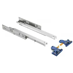 MS Beschläge 1 Paar Unterflurführungen Schubkastenauszug Schubladenauszug Soft Close 500mm