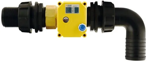 LILIE System GrauGELB Elektrisches Kugelhahnventil aus Messing 1