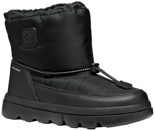 Geox J WILLABOOM Girl B A Ankle Boot, Black, 29 EU