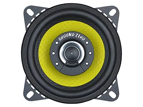 Ground Zero Lautsprecher GZTF 4.0X 200W 100 mm 2 Wege Koax passend für Mercedes 190er 201 1982-1993 Armaturenbrett vorne