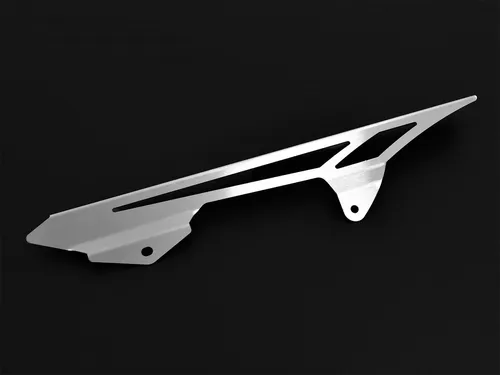 ZIEGER Kettenschutz für Suzuki SV 650 N/S - Silber - Kettenschutz aus geschliffenem Edelstahl für Suzuki SV 650 N/S, GSF 600/650 S, GSX 650 F. Robuster Schutz vor Schmutz, einfache Montage und elegante Optik. Qualität Made in Germany!