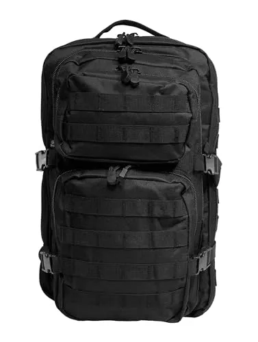 Brandit Freizeitrucksack US Cooper – Größe L - Robuster Rucksack aus langlebigem Polyamidgewebe, ideal für Freizeit und Outdoor-Aktivitäten in stilvollem Schwarz.