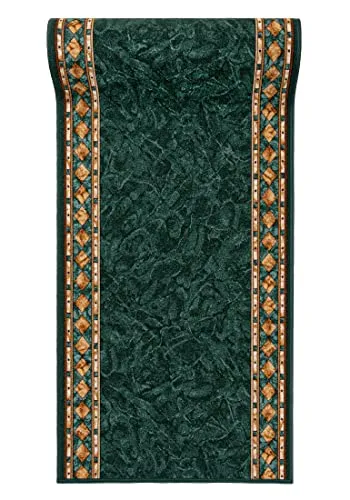 Mazovia rutschfest Teppich Läufer Flur in grün von Mazovia