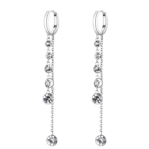 Brosway Symphonia Damen Ohrringe | Symphonia Kollektion, 45mm, Edelstahl, Nicht zutreffend.