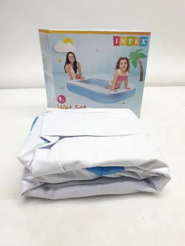 Intex 57403NP - Baby Pool Rectangular - Schwimmingpool für Kinder, ideal für einen sicheren Badespaß im Garten, geeignet für Kinder bis 16 Jahre.