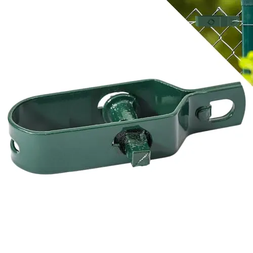 Fepro® Drahtspanner verzinkt, grün kunststoffbeschichtet, 100mm - 1 Stück, ideal für Maschendrahtzaun Spanndraht, Zaunspanner, Drahtzaun Spanner für Garten Spanndraht Wildzaun Forstzaun Weidezaun