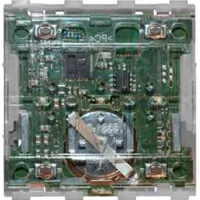 Merten MEG5001-0300 Connected Funk-Taster 1-fach/2-fach System M - Smart Home Funk-Taster für Wiser Haussteuerung, ermöglicht die Steuerung von bis zu 64 Geräten per Zigbee. Flexibel positionierbar und ideal zur Ergänzung fehlender Rahmenlöcher.