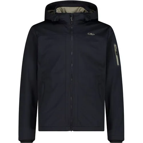 CMP MAN Jacket Zip Hood antracite-sage (05UT) 56 - Funktionsjacke für Herren, winddicht, wasserfest und atmungsaktiv dank Clima Protect, ideal für Outdoor-Abenteuer im Frühling.