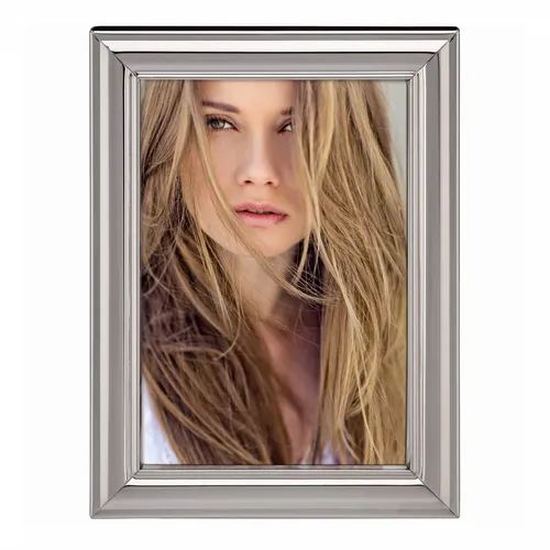 Hama Metall-Rahmen Bilder-Rahmen Porträt-Rahmen Portrait Foto Wand + Aufsteller