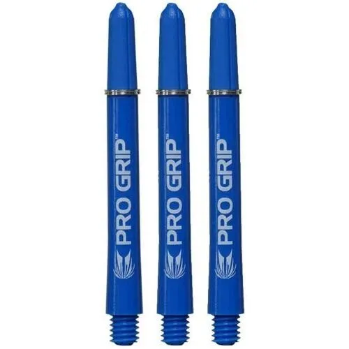 Target ProGrip Shafts, Blau, 3 Stück im Set, Medium, Länge: 48mm