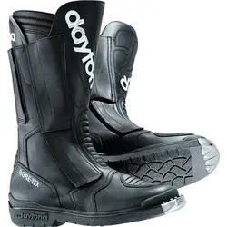 Daytona Trans Open Stiefel - Gore-Tex, Schwarz, Größe 40 - Motorradstiefel aus 2,8 mm starkem, wasserabweisendem Leder mit GORE-TEX® Membrane für höchsten Komfort und Schutz bei jedem Wetter.