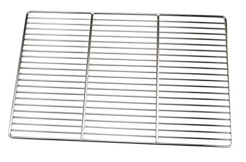 Grillclub Edelstahl Grillrost 25,5 x 44,2 cm ! Stab zu Stab nur 10 mm ! für Weber E 210 ab 2013 / Regler vorn !