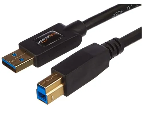 Amazon Basics 3.0 USB Typ A auf Typ B Kabel, 183 cm von Amazon