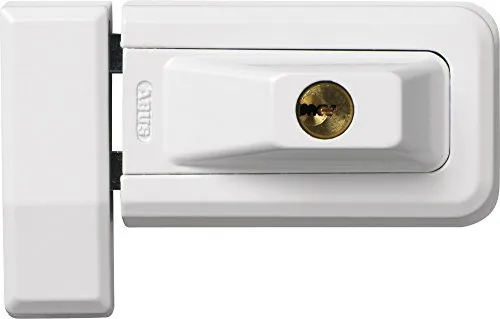 ABUS Fenster-Zusatzsicherung 3030 AL0145 - Schwenkbares Sicherheitsschloss - Fenstersicherungen mit ABUS-Sicherheitslevel 6, ideal für Kippfenster. Starke Konstruktion mit zwei massiven Vierkantriegeln für zuverlässigen Einbruchschutz.