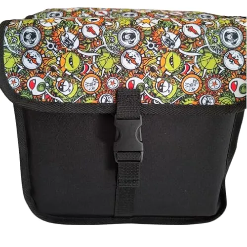 Beluko Fahrradtasche Kinderfahrrad 20-26 Zoll – Doppelte Gepäckträgertasche 18L – Wasserdicht & Robust – Mit Reflektoren – Satteltasche Hinten für Mädchen & Jungen (53. ToyArmy)