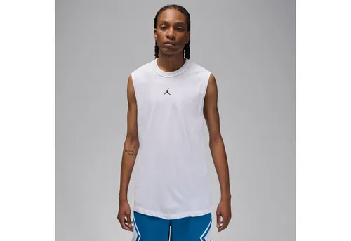 NIKE Herren Shirt M J DF SPRT SLVLS TOP - Leichtes Herren Sportshirt aus atmungsaktiver Polyester-Baumwoll-Mischung. Perfekt für intensive Trainingseinheiten, sorgt für ein frisches Tragegefühl dank schweißableitendem Material.