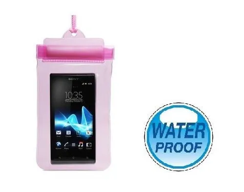 Wasserdichte Hülle (Rosa) Für Mobiltelefon, MP3, Kamera