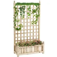 Outsunny Hochbeet aus Naturholz von Outsunny