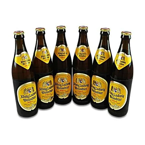  5,20€/1l) König Ludwig Weissbier Hell  (6 Flaschen à 0,5 l / 5,5 % vol.