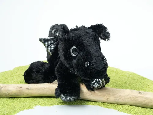 Aurora Plüschtier Sparkle Tales Onyx Drache in schwarz 30,5 cm