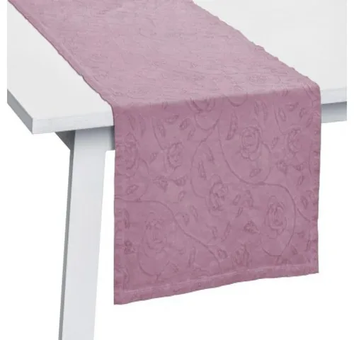 PICHLER Tischläufer Rona 50 x 150 cm aus 100 % Baumwolle in lila von Pichler
